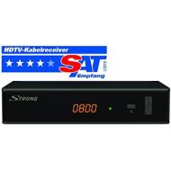 Strong SRT 3002 HD Receiver for Digital Cable DVB C Full HD HDTV HDMI SCART USB Media Player Black