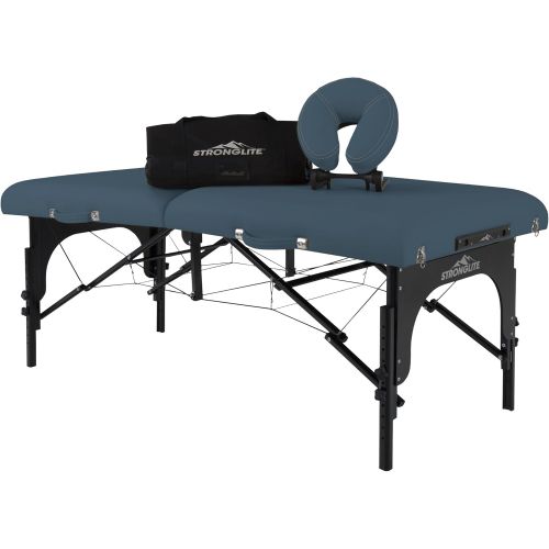  StrongLite Premier Portable Massage Table - Highest-Strength, 3 Deluxe Foam System, Incl. Flex-Rest Headrest and Memory Foam Pillow
