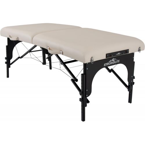  StrongLite Premier Portable Massage Table - Highest-Strength, 3 Deluxe Foam System, Incl. Flex-Rest Headrest and Memory Foam Pillow