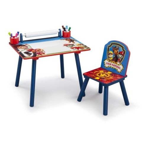  STS Nick Jr. PAW Patrol Art Desk, Bookshelf, Easel Playroom Set