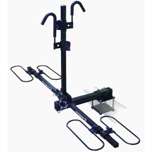  STS SUPPLIES LTD Bike Tire Tray RV 2 Rack Mount Hitch Carrier Holder Mountain Truck Kit Mounted Vertical Overhang Travel Accessory & Ebook by AllTim3Shopping.