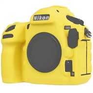STSEETOP Nikon D850 Camera Case, Professional Silicone Rubber Camera Case Cover Detachable Protective for Nikon D850(Yellow)