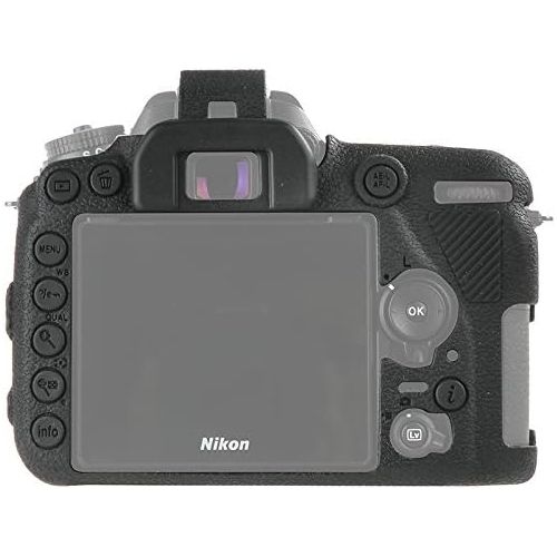  STSEETOP Nikon D7500 Camera Housing Case, Professional Silicion Rubber Camera Case Cover Detachable Protective for Nikon D7500(Black)