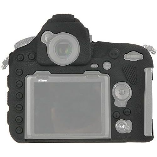  STSEETOP Nikon D850 Case, Professional Silicone Rubber Camera Case Cover Detachable Protective CAE for Nikon D850 (Black)