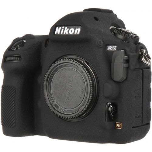  STSEETOP Nikon D850 Case, Professional Silicone Rubber Camera Case Cover Detachable Protective CAE for Nikon D850 (Black)