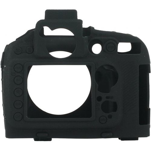  STSEETOP Nikon D800 D800E Case,Professional Silicone Rubber Camera Case Cover Detachable Antiscratch Shockproof Full Body Protective Case for Nikon D800 D800E (Black)