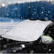 SUAIBEI Car Windshield Snow Cover Windshield Cover for Snow Ice with Mirror Covers 4 Season Windshield Cover for Trucks SUV Cars