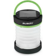 [아마존베스트]SUAOKI Led Camping Lantern Lights Rechargeable Battery (Powered by Solar Panel and USB Charging) Collapsible Flashlight for Outdoor Hiking Tent Garden (Emergency Charger for Phone,