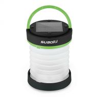 SUAOKI Led Camping Lanterns for Lighting (Powered by Solar Panel and USB Charging) Collapsible Flashlight for Outdoor Hiking Tent Garden (Emergency Charger for Phone, Water Resista