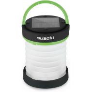 SUAOKI Led Camping Lanterns for Lighting (Powered by Solar Panel and USB Charging) Collapsible Flashlight for Outdoor Hiking Tent Garden (Emergency Charger for Phone, Water-Resista