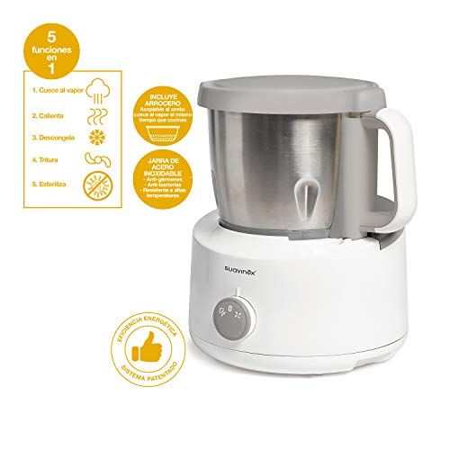  SUAVINEX Food Processor Bowl1700ml Stainless Steel