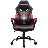 SUBSONIC Iron Maiden - Gaming Chair - Gamer Office seat Senjutsu Black and red - Size S/M