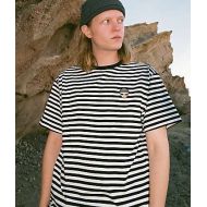 SUCC Succ Lil Mayo Black & White Striped T-Shirt