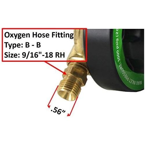  SUEA Oxygen and Propane Propylene V350 Regulators Combo