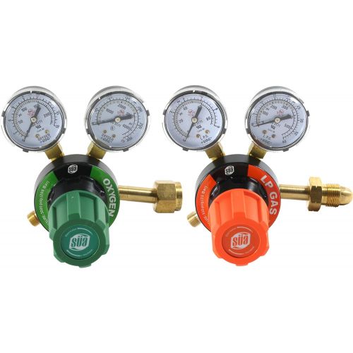  SUEA Oxygen and Propane Propylene V350 Regulators Combo