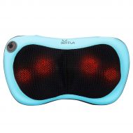 SUFFLA Shiatsu Massage Pillow Neck Back Massager with Heat, Electric Home Office Car Chair Corded...