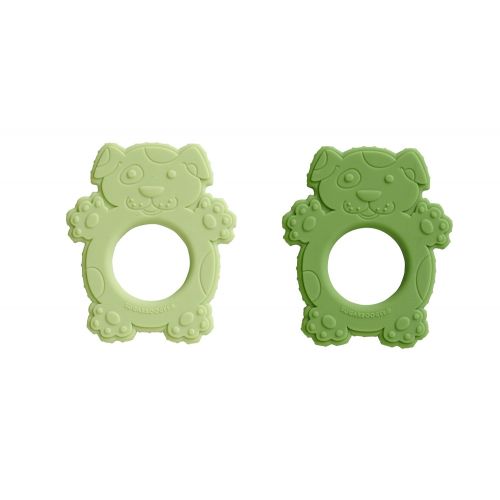  SUGARBOOGER Sugarbooger Silicone Teether Set-of-Two, Happy Cactus