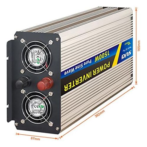  [아마존베스트]-Service-Informationen Sugpv Sug 1000 W - 5000 W Inverter, Peak DC 12 V, 24 V to AC 220 V, 230 V, Voltage Converter, Power Inverter, Pure Sine Wave