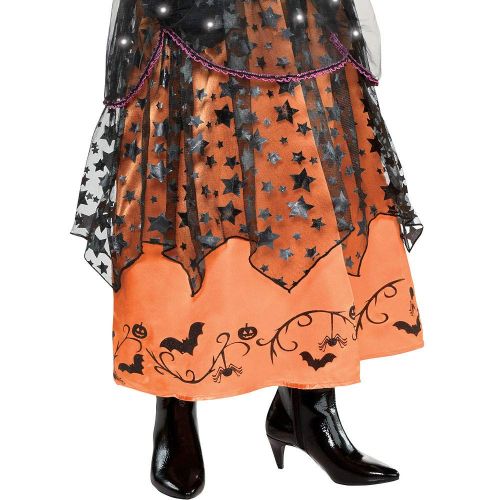  SUIT YOURSELF Suit Yourself Light-Up Magical Witch Halloween Costume for Girls, Includes Accessories