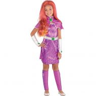 SUIT YOURSELF Suit Yourself Starfire Halloween Costume for Girls, DC Super Hero Girls, Includes Accessories