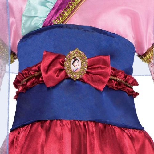  SUIT YOURSELF Suit Yourself Mulan Costume Classic for Girls, Includes a Detailed Dress, an Attached Belt, and a Sash