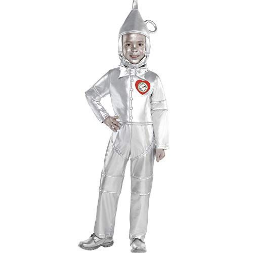  할로윈 용품Suit Yourself Tin Man Halloween Costume for Toddler Boys, The Wizard of Oz, 3-4T, Includes Jumpsuit and Headpiece