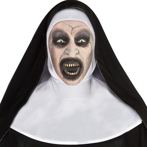  할로윈 용품SUIT YOURSELF The Nun Halloween Costume for Men, Plus Size, Includes Robe, Habit, Long Belt and Full Face Mask