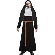 할로윈 용품SUIT YOURSELF The Nun Halloween Costume for Men, Standard Size, Includes Robe, Habit, Long Belt and Full Face Mask