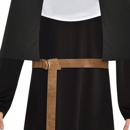  할로윈 용품SUIT YOURSELF The Nun Halloween Costume for Men, Standard Size, Includes Robe, Habit, Long Belt and Full Face Mask