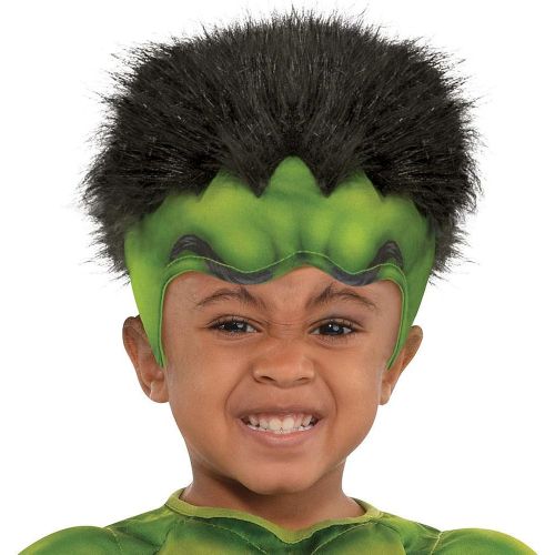  할로윈 용품Suit Yourself Hulk Muscle Costume for Babies, Includes a Padded Jumpsuit and a Hat with Hair