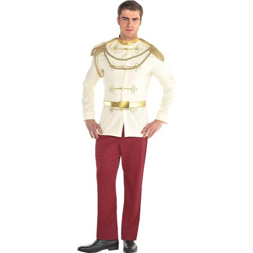  할로윈 용품SUIT YOURSELF Prince Charming Halloween Costume for Men, Cinderella, Standard Size, Includes Jacket and Pants