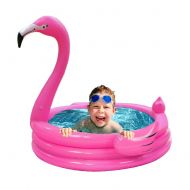 SUMER New Inflatable Flamingo Kiddie Pool, Childrens Swimming Pool Inflatable Baby Play Center Party Pool for Children Toddler