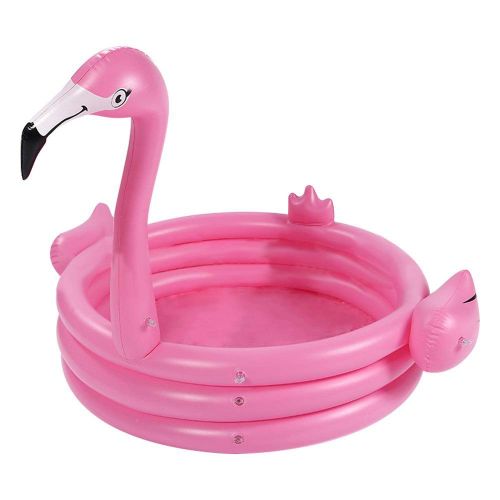  SUMER New Inflatable Flamingo Kiddie Pool, Childrens Swimming Pool Inflatable Baby Play Center Party Pool for Children Toddler