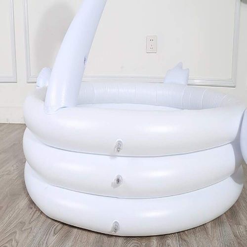  SUMER Childrens Inflatable Swan Pool, Inflatable Baby Paddling Pool Infant Swimming Pool Baby Play Center Party Pool for Children Toddler