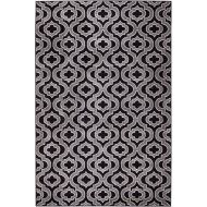 SUMMIT BY WHITE MOUNTAIN Summit ZX-ZLL3-300V New Elite ST43 Navy Grey White mo roccan Trellis Modern Abstract Area Rug Multi Color Many 2x7 4x6 5x7 8x11 (2x3 Door mat Actual is 22 inch x 35 inch)