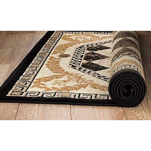  SUMMIT BY WHITE MOUNTAIN Summit XZ-AG3Y-1PRR New 33 Area Rug Black Diamond Modern Abstract Many Aprx Sizes Available , 2 X 3 ACTUAL IS 22 X 35