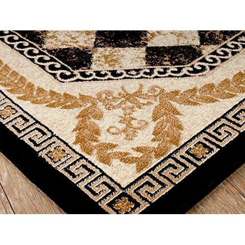  SUMMIT BY WHITE MOUNTAIN Summit XZ-AG3Y-1PRR New 33 Area Rug Black Diamond Modern Abstract Many Aprx Sizes Available , 2 X 3 ACTUAL IS 22 X 35