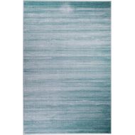 SUMMITRUG Summit 101 New Turquoise Area Rug Modern Abstract Many Sizes Available , DOOR MAT 22 inch x 35 inch