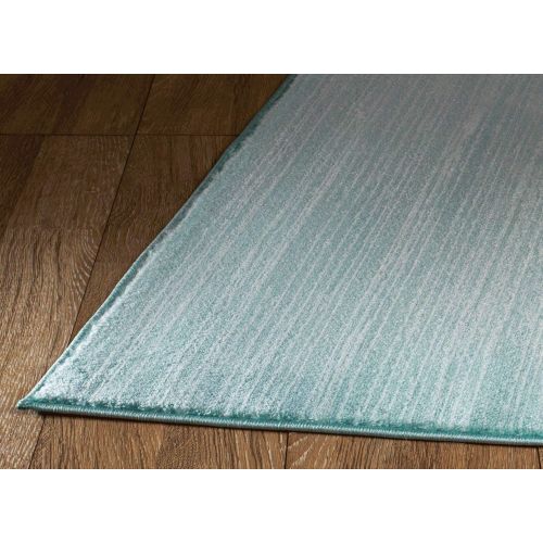  SUMMITRUG Summit 101 New Turquoise Area Rug Modern Abstract Many Sizes Available , DOOR MAT 22 inch x 35 inch