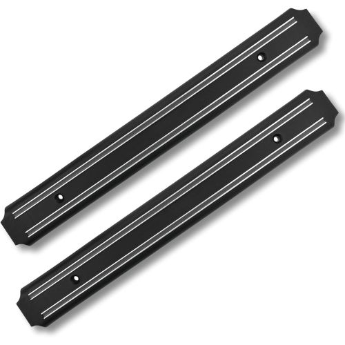  SUMPRI Magnetic Knife Holder For Wall (15 Inch X Set Of 2) Magnetic Knife Strip -Strong Powerful Knife Rack Storage Display Home Organizer -Securely Hang Your Knives On a Multipurpose Kit