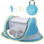 [아마존베스트]SUNBA YOUTH Baby Tent, Portable Baby Travel Bed, UPF 50+ Sun Shelters for Infant, Pop Up Beach Tent, Baby Travel Crib with Mosquito Net, Sun Shade