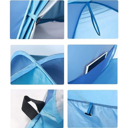  SUNBA YOUTH Beach Tent, Beach Shade, Anti UV Instant Portable Tent Sun Shelter, Pop Up Baby Beach Tent, for 2-3 Person