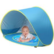 Sunba Youth Baby Beach Tent, Baby Pool Tent, UV Protection Infant Sun Shelters Beach Shade Tent, Pop Up Baby Tent for Beach