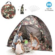 SUNBA YOUTH Beach Tent, Pop Up Tent, Baby Beach Sun Shade, UV Protection Sun Shelter