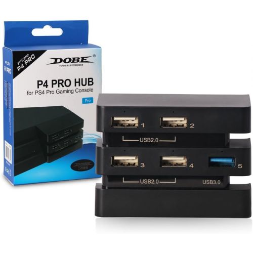  [아마존베스트]SUNKY - PS4 Pro 5 USB Ports Hub, USB 3.0 2.0 High Speed Expansion Hub Charger Controller Adapter Connector for Sony Playstation 4 PS4 Pro Gaming Console