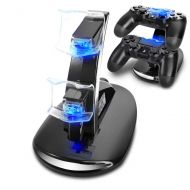 [아마존베스트]SUNKY PS4 Controller Charger, Playstation 4 / PS4 Slim / PS4 PRO / PS4 Controller Charger, Charging Station, Charging Station, Dual USB Fast Charging Ps4 Station for Sony PS4 Controller