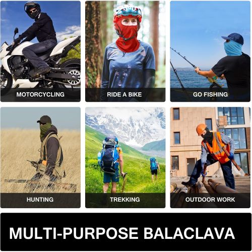  Sunland Lycra Fabrics Balaclava Motorcycle Cycling Bike Bandana Hiking Skateboard Head Sock