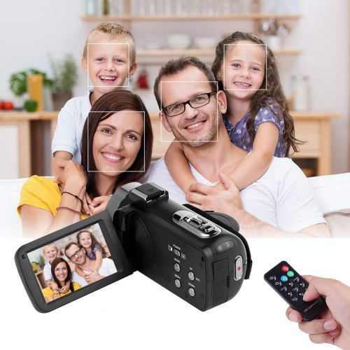  SUNLEA Digital Video Camera WiFi Camcorder Full HD 1080P 30FPS 16X Digital Zoom Vlogging Camera with Microphone 3.00 Rotatable Touch Screen Support Remote Control Time-Lapse Photography