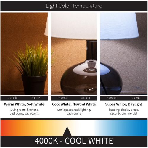  Sunlite 49004-SU LFXDODELBKFR40K Decorative Outdoor LED Eurostyle Linear Polycarbonate Fixture, Black Finish, Frosted Lens