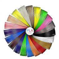 [아마존핫딜]SUNLU PLA 3D-Filament 1.75 PLA Filament 3D-Stift Filament fuer Kinder / 3D-Druckstift, 20 Farben, jeweils 16,4 Fuss, insgesamt 328 Fuss PLA